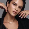 Bolia de joias de marca com colar feminino de diamante Rose Gold Silver Fashion Luxury Sell Sell Like Hot Cakes Gorgeous 2021