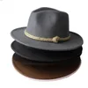 Mode männer frauen Chapeu Feminino Fedora Hut Für Gentleman Breite Krempe Flachs Jazz Kappe Panama Top Sonne 20 hüte Delm22