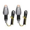 2 uds 12V M10 14 LED luces de señal de giro de motocicleta lámpara indicadora ámbar Universal