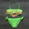 Solide Quaste Bikinis Mädchen Bademode Badeanzug Sommer Kinder Bandage Bikini Set 5-12 Jahre Kinder Badeanzug 101