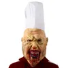 Bloody Butcher Latex Mask Halloween Horror Fancy DrParty Costume Props Haunted House Cosplay Heaear X0803