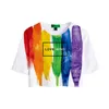 レズビアンゲイバイセクシュアルトランスジェンダーレインボー印刷2つのピースセット