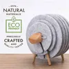 Kreatywny kształt owce Kubek Mata antypoślizgowa Napój Podstawki Izolowane Okrągłe Felga Japonia Styl Kreatywny Dom / Office Decor Prezent 210706