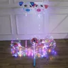 20 inch BOBO Balloon Led Lighting Multicolor Luminous 70cm Pole 3M 30LEDs Night Light For Wedding Christmas Halloween Birthday Balloons Party Decor