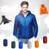 Bang Down Coat Male Ultra Light Jacket Men's Warm Jackets Windbreaker Lightweight Feather Puffer Parka 211214