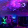 USB LED éclairage de nuit projecteur galaxie lampe lune musique eau étoilée aurore Bluetooth-compatible pour la décoration intérieure