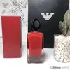 Perfume en aerosol para mujer Perfumes de la más alta calidad Botella de polvo rojo eficiente de larga duración 100 ml EDP Notas florales y entrega rápida