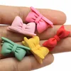 Kawaii 3D Bulk Resin Planar Flatback Bow Artigianato Decorazione Flatback Cabochon Arco per capelli Centro Abbellimento Accessorio fai da te 210811