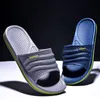 Zapatillas para hombres antideslizante eva baño suave cómodo hogar verano unisex interior casa plataforma hombre