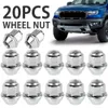 20Pcs Alloy Wheel Nuts M12 X 1.5 19MM Bolt Lug Stud for Focus MK1 MK2 MK3 S-T R-S car styling