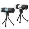 BOSHILE 15-75X25 Mini HD Vison Zoom Monocular Telescope With Tripod - Green