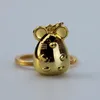 Keychains Chunky Rat Mouse Keychain Fashion Trinket Animal Car Keyfob Bag Pendant Key Chain Holder Keyring For Women Gift