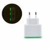 4 portar USB-laddare EU-kontakt 5V 4A Smart Wall Adapter Mobiltelefon Laddningsdatanordning för Samsung Xiaomi