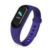 Armbands Sport Fitness Armband Klock SmartWatch Blodtryck Hjärtfrekvens Vattentät Armband M5 Smart Band