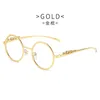 Os principais óculos de sol de designer de luxo 20% de desconto na tendência da moda polígono de metal de metal de óculos personalizados