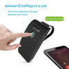 Bluetooth Handsfree Car Kit 5.0 Sun Visor Clip Wireless Audio Receiver Högtalartelefon Högtalare Musikspelare med mikrofon