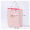 Pouches, Bags Wholesale Bk Gift Bag For Box Thank You Princess Kraft Paper Jewelry Pouches Packaging & Display Drop Delivery 2021 Emv7W