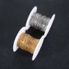 2 m Gold Plated Fashion Stainls Steel Jewelry 10 Yards Roll chain Necklace Making O Chain with Round Wire In Spool181L7873214