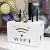 Большая емкость Многослойная Wi-Fi Коробка для хранения Организатор 2/3/4 Маршрутизатор слой Кабельный чехол Беспроводная полка Sunrys Bracket 210922