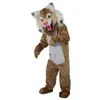 Halloween Brown Animal Mascot Trajes Christmas Fantasia Vestido Dos Desenhos Animados Personagem de Desenhos Animados Suporte Adultos Tamanho Carnaval Páscoa Publicidade Tema Roupas