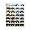 Långa 25mm falska ögonfransar 100% handgjorda ögonfransar tjock naturlig dramatisk volym Ögonförlängning för smink
