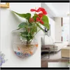 Mount Fish Tank Wallhanging Bowl Decoration Planter Pet Supplies Acrylic Aquarium Beautiful Durable Wall Mounted Lwnyj Jbwap