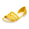 2023 패션 남성 여성 슬리퍼 샌들 신발 슬라이드 여름 넓은 평평한 미끄러운 플립 플립 플라워 박스 크기 36-45-2