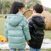 Children Winter Jacket 2021 Girls Snowsuit Coat Hooded Parkas Kids Outerwear Thicken Windproof Boy Clothes 4-10 Years H0909