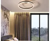 Modern LED Restaurant Ceiling Light Nordic Designer Simple Single Circle White/Black Lamp Bedroom Kitchen Home Lighting