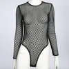 Women039s Jumpsuits Rompers Body Suits For Women Sexy Hollow Out Fishnet Jumpsuit Beachwear Black White Knitted Mesh Hook Cro9001334