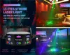 15 Eyes Laser Lighting RGB DMX512 Strobe Stage Lights Sound Activated DJ Light for Disco Parties Bar Party Birthday Wedding Holiday Show Xmas Projector Decoration