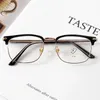 Eyebrow Business Men Optical Frame Anti-blue light Flat Glasses Frames Can Be Equipped with Myopia