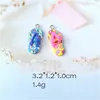 Creative Beach Shoes Flip Flop Charms Pendant For Women Girls Making jewelry DIY Necklace Keychain Earings Decoration