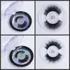 Venda Por Atacado 3D Silk Protein Faux Mink Eyelash Cílios Falsos Durando Cílios Natural Long Round Box Embalagem Ferramentas de Maquiagem