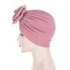 Stretch Inner Hijab Caps Muslim Hat Turban Femme Musulman Turbante Ready To Wear Hijab Bonnet Flower Indian Headwrap Chemo