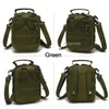 Bolsas de caça ao ar livre Bolsa de peito Durável Molle Tactical Molle Nylon Caminhando portátil Campo Bolsa de Correia do Coloque Celrão