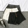 short de jean blanc de taille plus