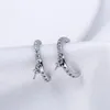 Impostazioni per orecchini a cerchio rotondi in argento sterling 925 per gioielli di perle che fanno regalo fai da te per ragazze da donna 5 paia