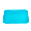 Rolling Tobacco Trays Unique Cigarette Tray Plastic Smoking Tobaccos Plate Degradable Storage Dish Rectangle Smoke Accessories BH5458 WLY