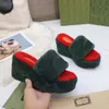 Dames Slippers Chol Winter Fahsion Zwart Dames Rood Groene Slippers Outdoor Leisure Grote schoenen 35-42