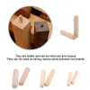 Drewniane kołki kołki do paznokci szuflady Fastner okrągłe obniżane pręty rzemieślnicze Zestaw mebli z drewna drewnianych kołków