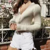 Furry White Cropped Cardigans Kobiety Kawaii Sweter Dzianiny Crop Top Koreański Dorywczo Długi Rękaw Damski Spadek 210521