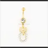 Navel Bell Button D0549 3 Mix Colors Styl Belly Ring Ly Nice Style Rings Body Piercing Jewelry Dangle Accessories Fashion Charm Gpyqh R1M5I