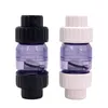 Équipements d'arrosage I.D 25mm 32mm 32mm Valve de vérification transparente PVC Une manière non retour Jardin Tuyau d'eau Connecteur de tube de réservoir d'aquarium