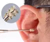 Double extrémité en acier inoxydable spirale oreille Pick Spoon Ear Wax Removal Cleaner Oreille Outil Multi-fonction