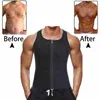 Männer Westen Dropship 2021 Abnehmen Neopren Weste Sweat Shirt Körper Former Taille Trainer Shapewear Männer Top Shapers Kleidung Männlich