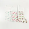 8 style Christmas Stocking Snowflake Plaid Plush Cuff Classic Xmas Decoration Socks Xmas-tree Fireplace Pendant Kids Candy Bag T9I001489