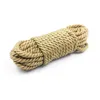 Nouveau doux Faux Jute coton Shibari Bondage corde fétiche 5 m 10 m esclave Bdsm contraintes érotiques pour les Couples 2107225279727