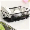 Cozinha Homekee Home Gardenkitchen Organiza￧￣o de Armazenamento de Table drenwar drenagem rack de prato de grande capacidade cesta de mti entrega 2021 9v
