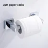 Toilet Paper Holders Bath Supplies Replacement Wall Mounted Square Base Hardware Retractable Reel Rod Spring Holder Home Roll